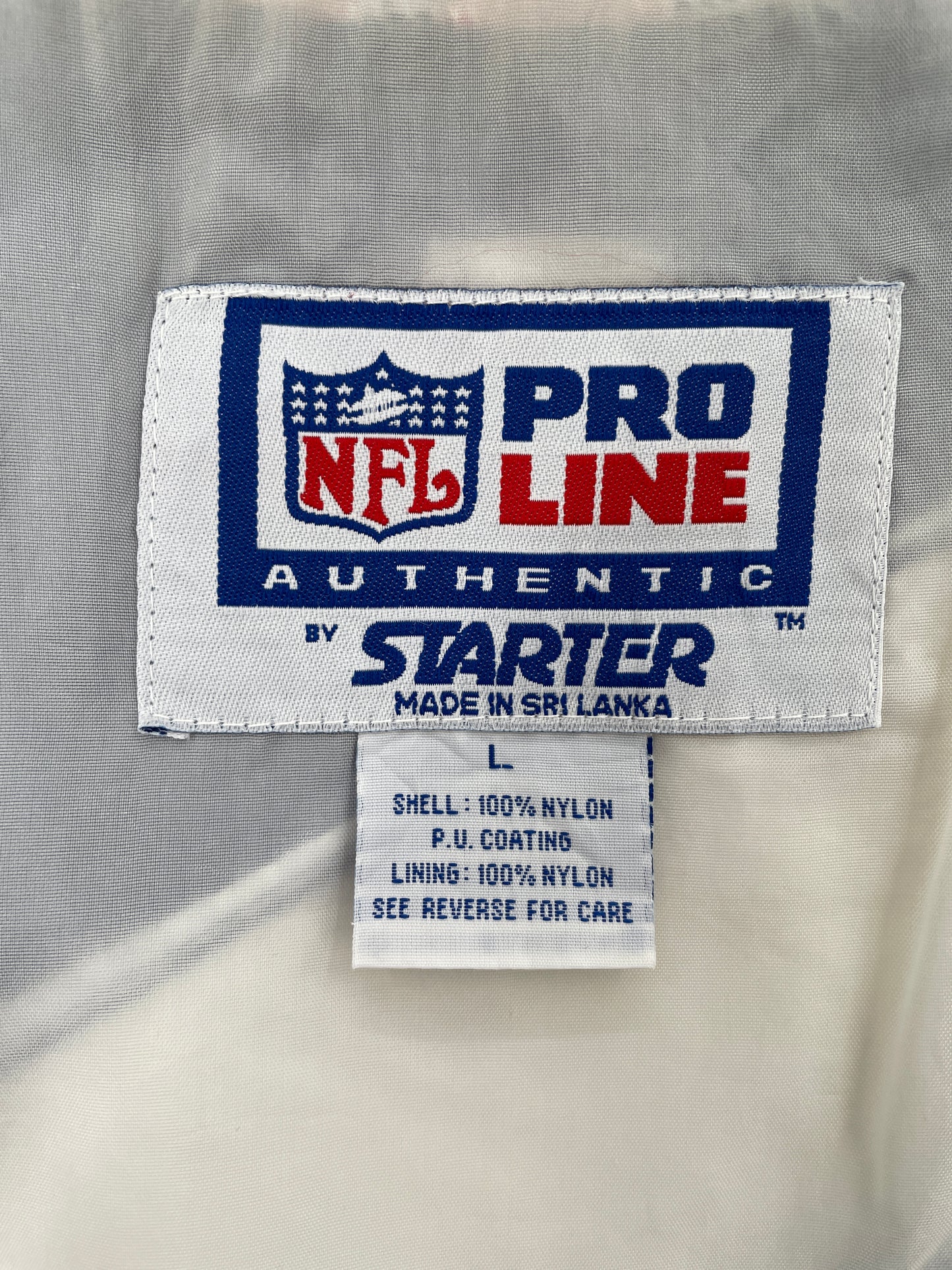 90's STARTER x NEW ENGLAND PATRIOTS Size L Vintage NFL Nylon Jacket / A6835