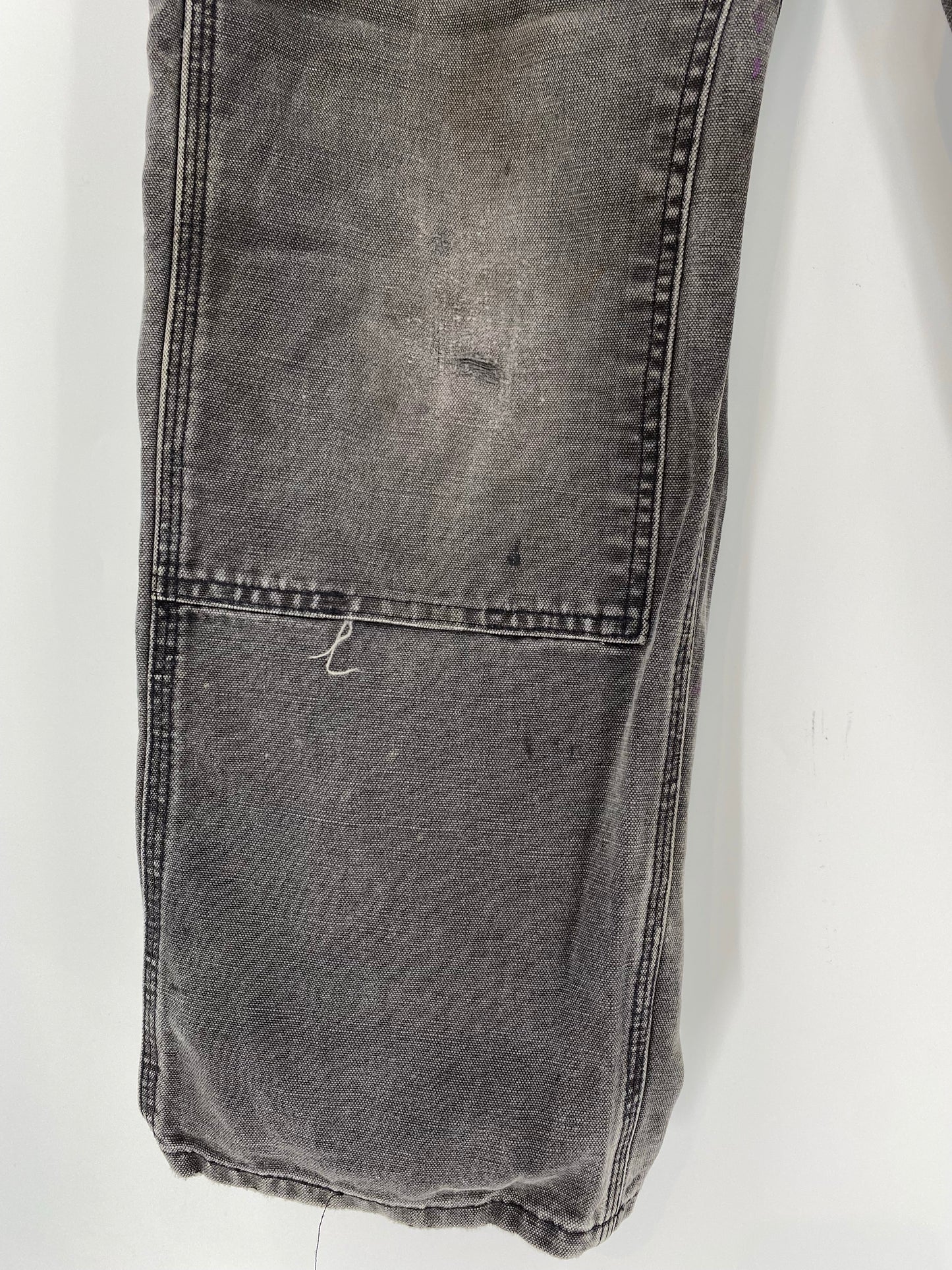 Vintage CARHARTT Size 34x30 Double Knee Duck Pants / K6521