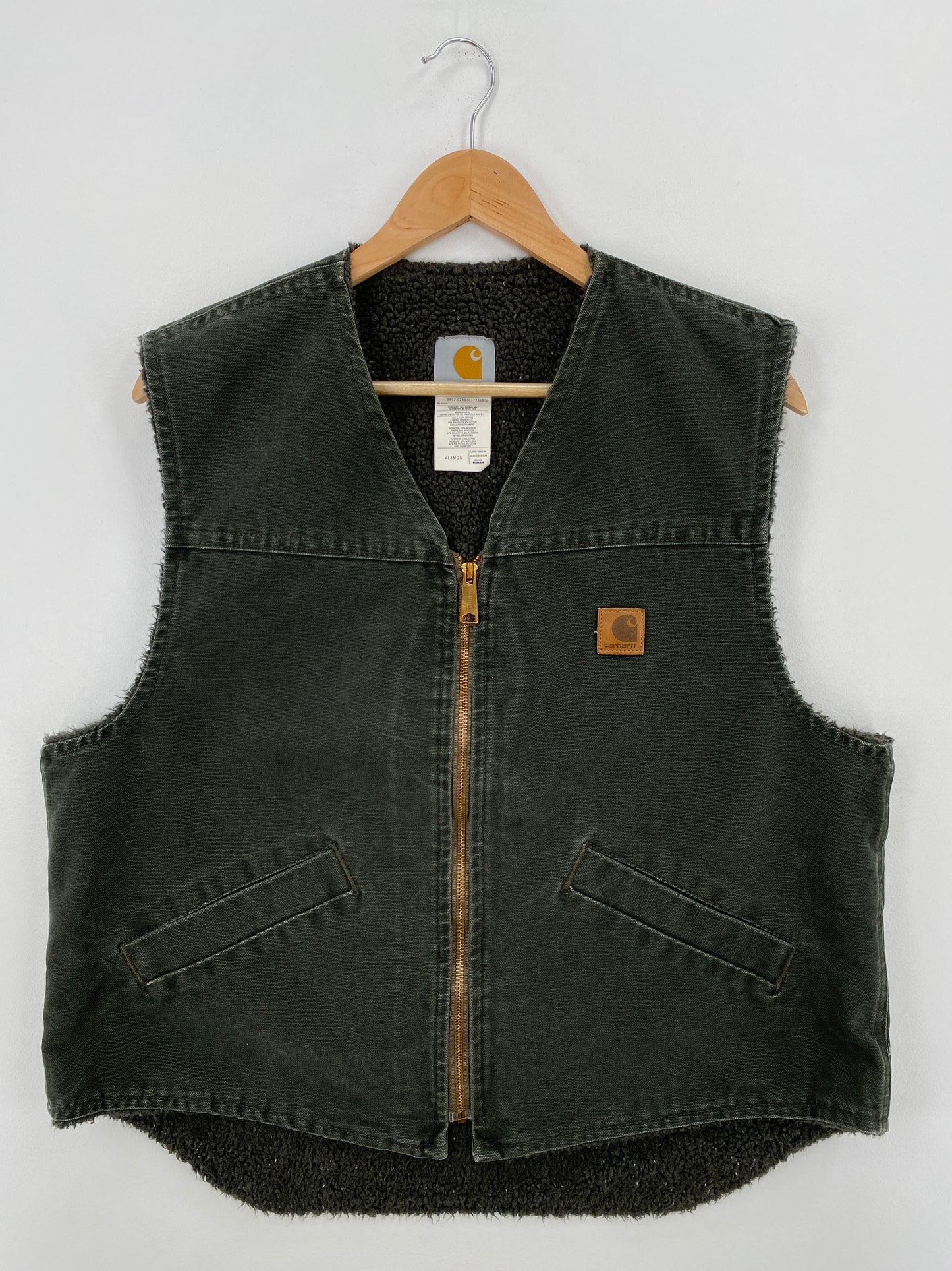 Vintage CARHARTT Made in USA Size L Vest / A6448