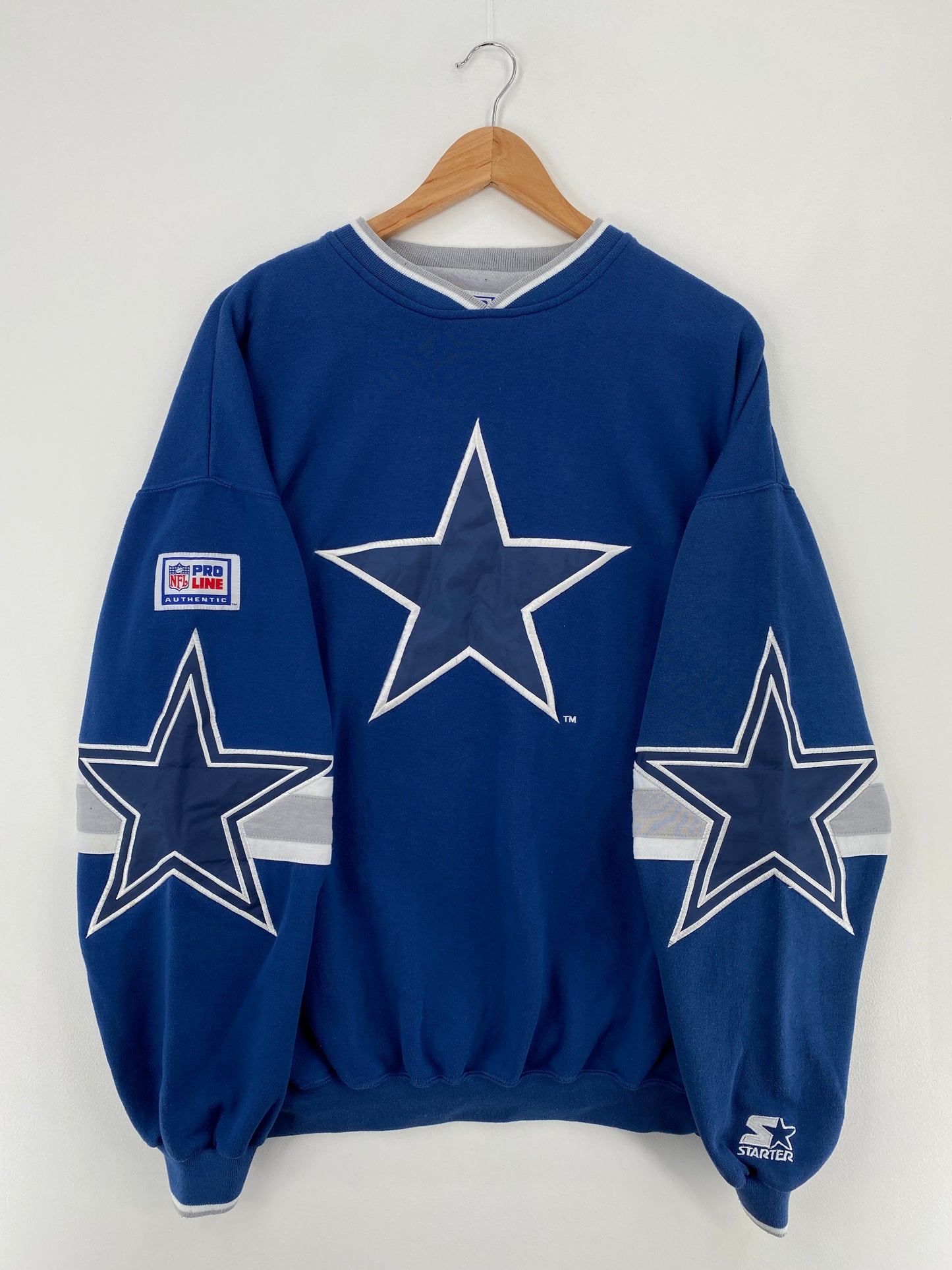 90's STARTER X DALLAS COWBOYS Size XL Vintage NFL Sweat-shirt / A9964