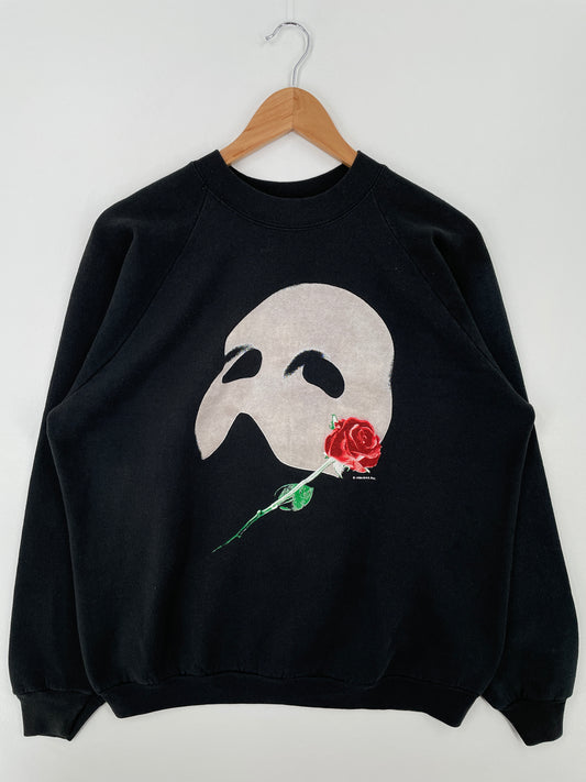 1986 PHANTOM OF THE OPERA Made in USA Size XL Vintage Sweat-shirt / A8623