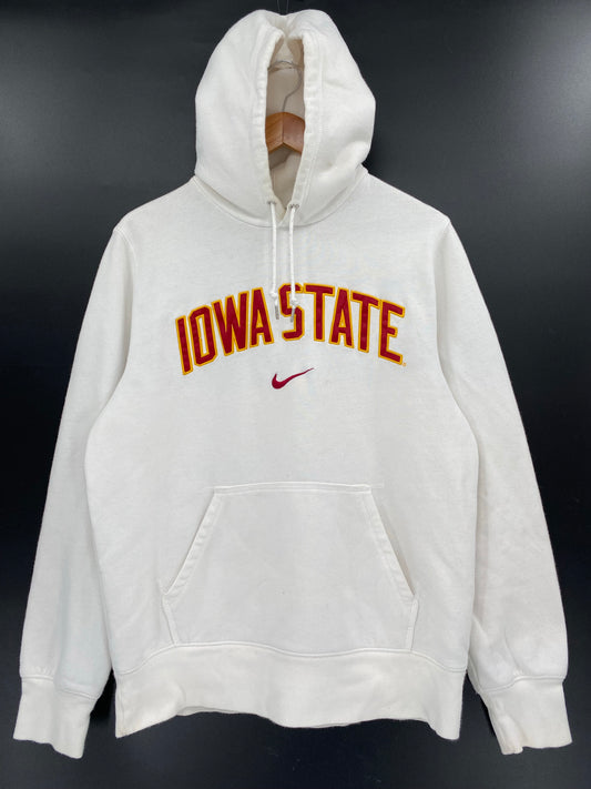 00' NIKE IOWA STATE Size L Vintage Hoodie Sweat-Shirt / K4653
