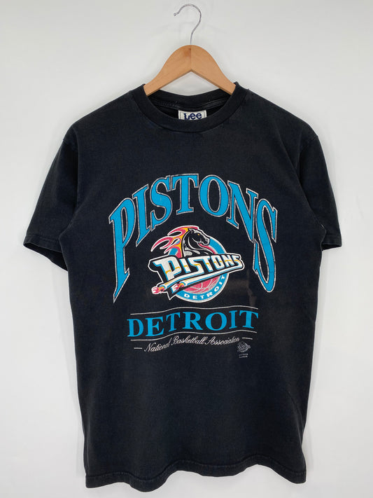 90's DETROIT PISTONS Size L Vintage NBA T-shirt / K9759