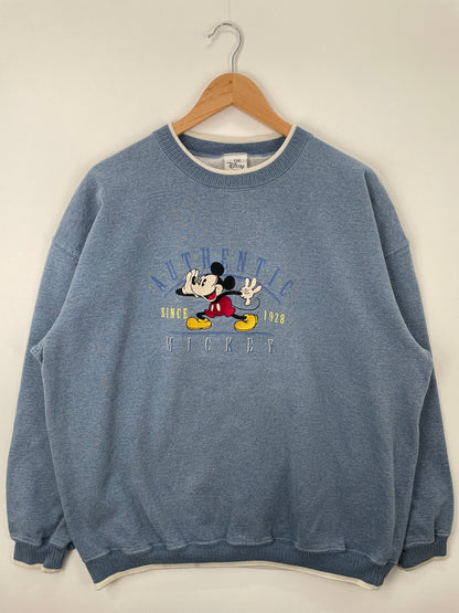 90's DISNEY MICKEY Made in USA Size XXL Vintage Sweat-Shirt / A1482