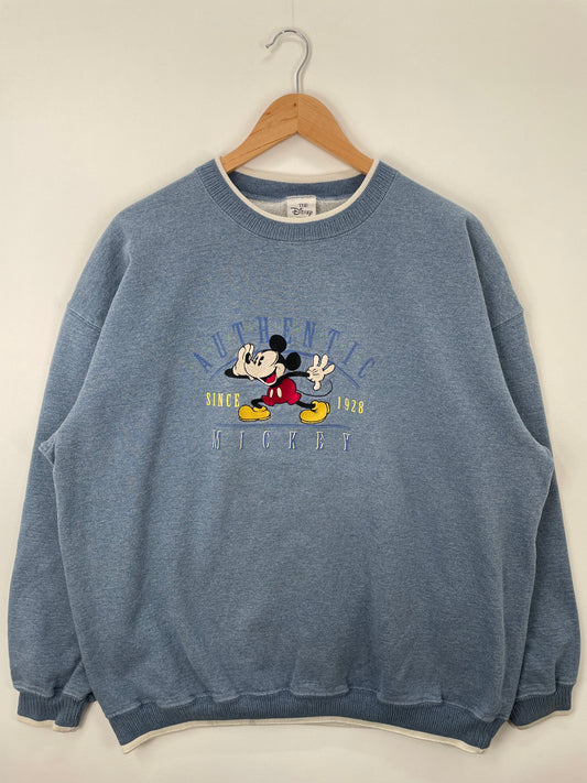 90's DISNEY MICKEY Made in USA Size XXL Vintage Sweat-Shirt / A1482
