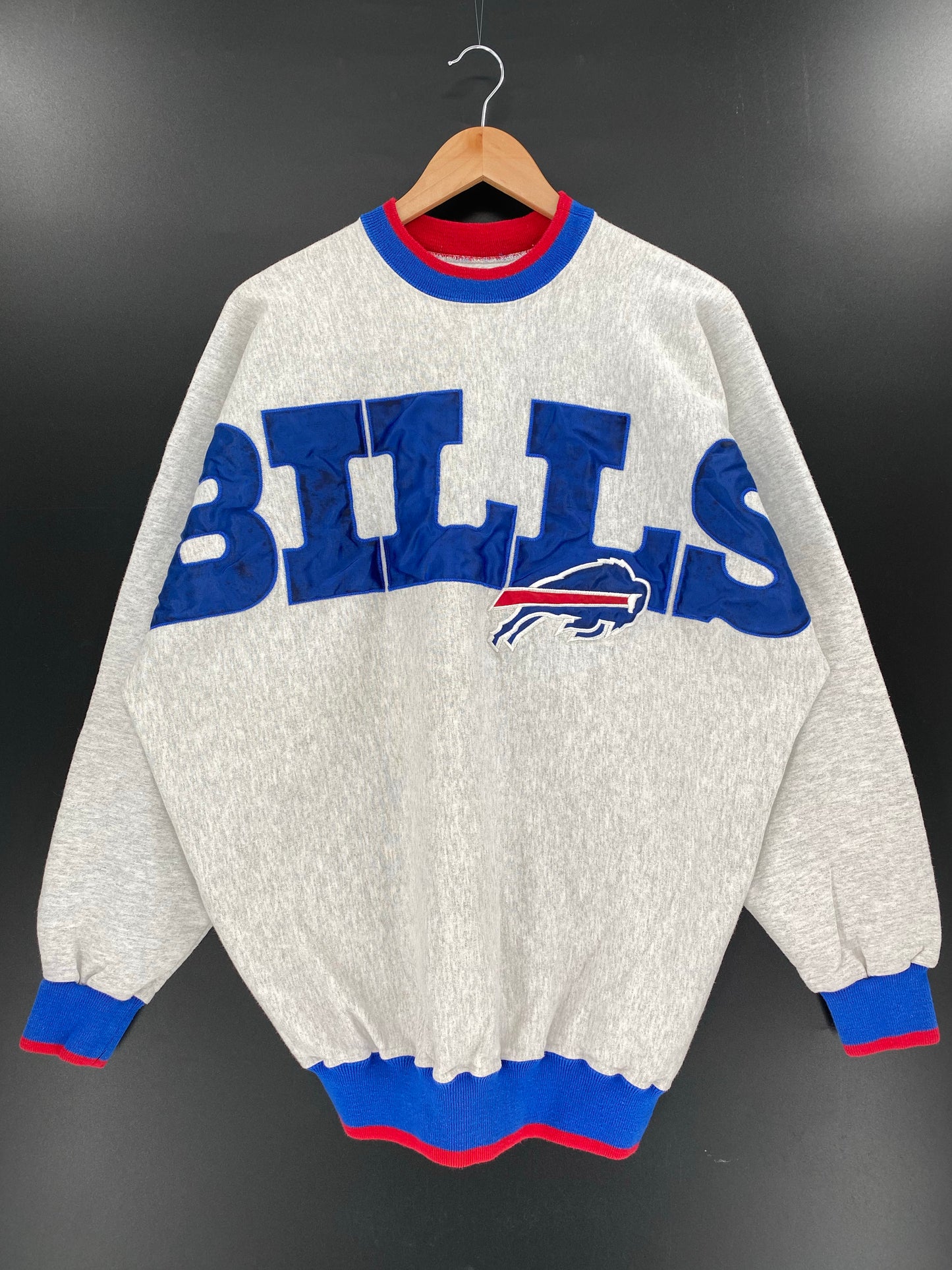 90's BUFFALO BILLS Made in USA Size XL Vintage NFL Sweat - Shirt/ K5765