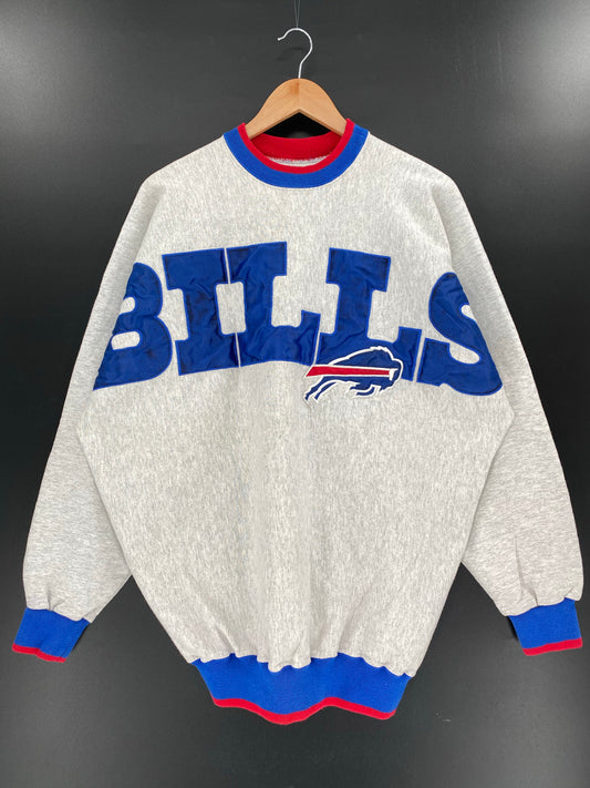 90's BUFFALO BILLS Made in USA Size XL Vintage NFL Sweat - Shirt/ K5765
