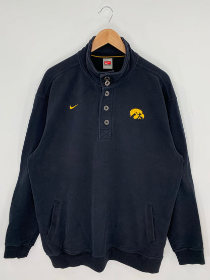 00' NIKE UNIVERSITY OF IOWA Size XL Vintage College Sweat-shirt / K8626