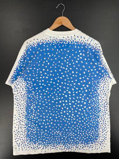 90's FISH Made in USA Size Approx.XL Vintage Animal T-Shirt / E4410T