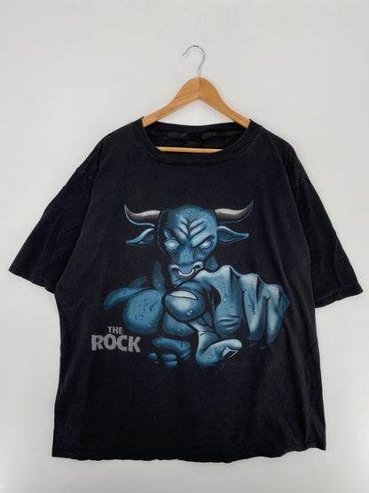 90's THE ROCK Size XXL Vintage T-shirt / A4401