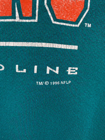 1996 MIAMI DOLPHINS Made in USA Size XL Vintage NFL Sweat-Shirt / A6474