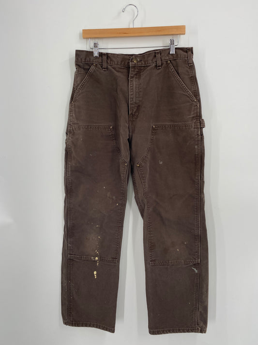 Vintage CARHARTT Size W33xL29.5 Double Knee Pants / A5683
