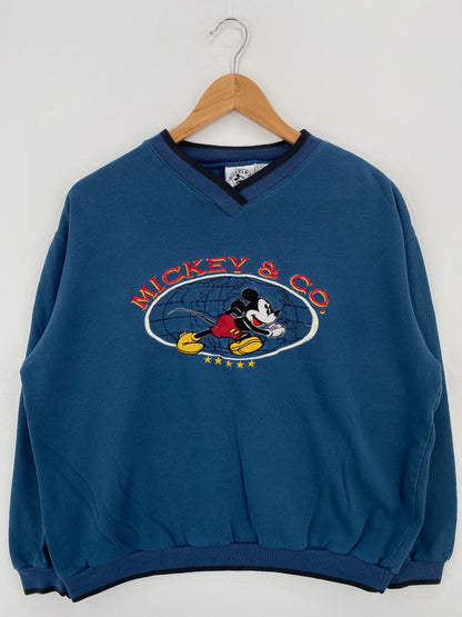 00' DISNEY MICKEY Size L Vintage Sweat-shirt / A7935