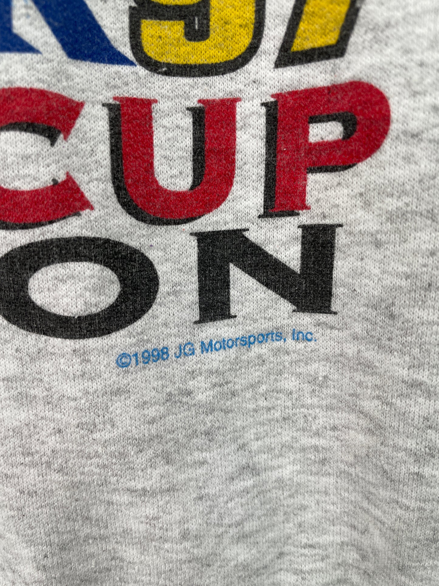 1998 GORDON Size XL Vintage Racing Sweat-Shirt / A7373