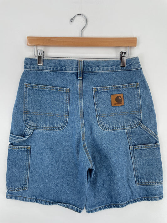 Vintage CARHARTT Size W30xL8 Denim Shorts / A3938