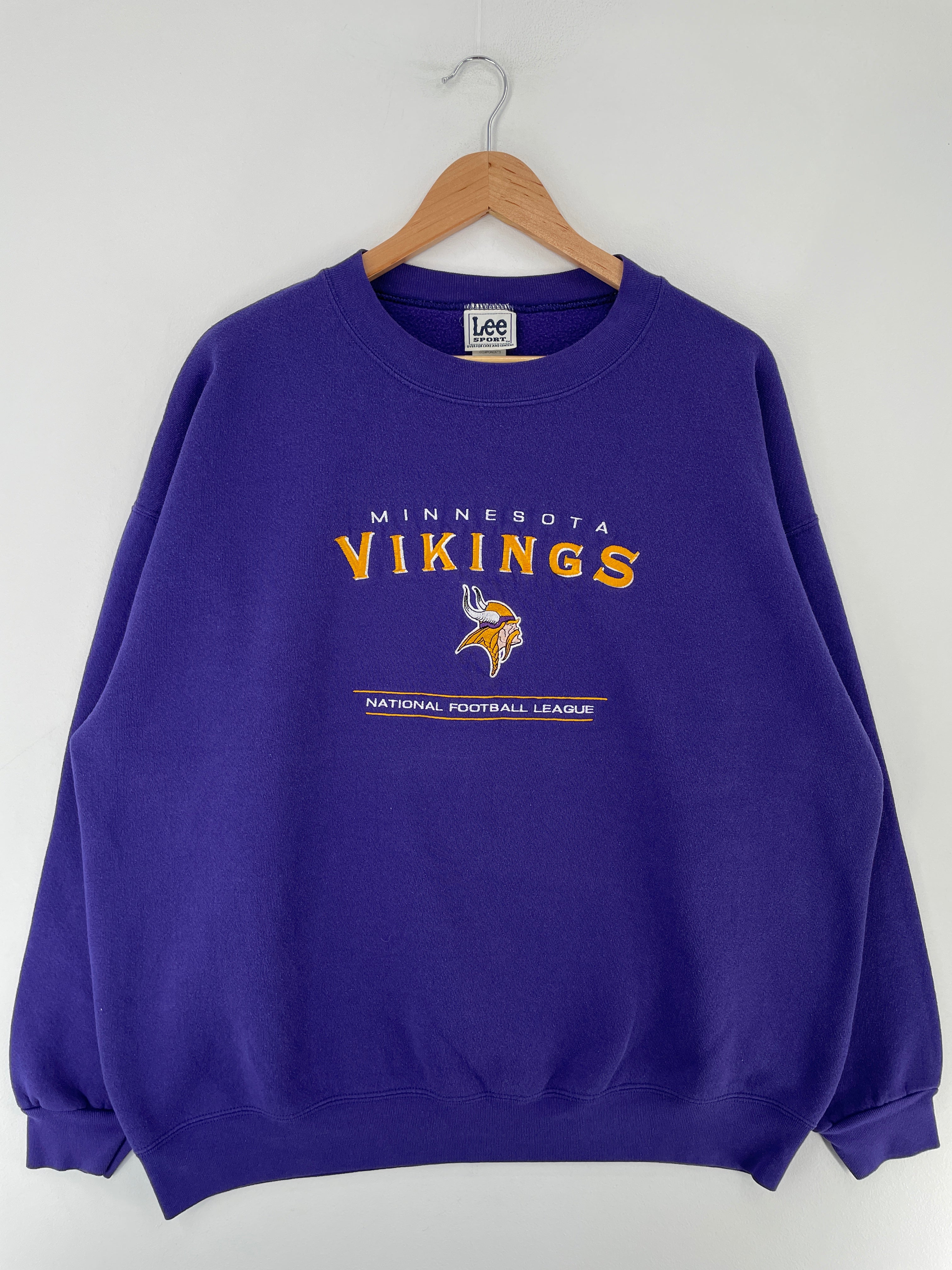 90's MINNESOTA VIKINGS Size XL Vintage NFL Sweat-shirt / F1108S – FISHTALE  VINTAGE