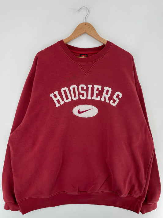 00' NIKE x INDIANA HOOSIERS Size XXL Vintage College Sweat-Shirt / E5573S