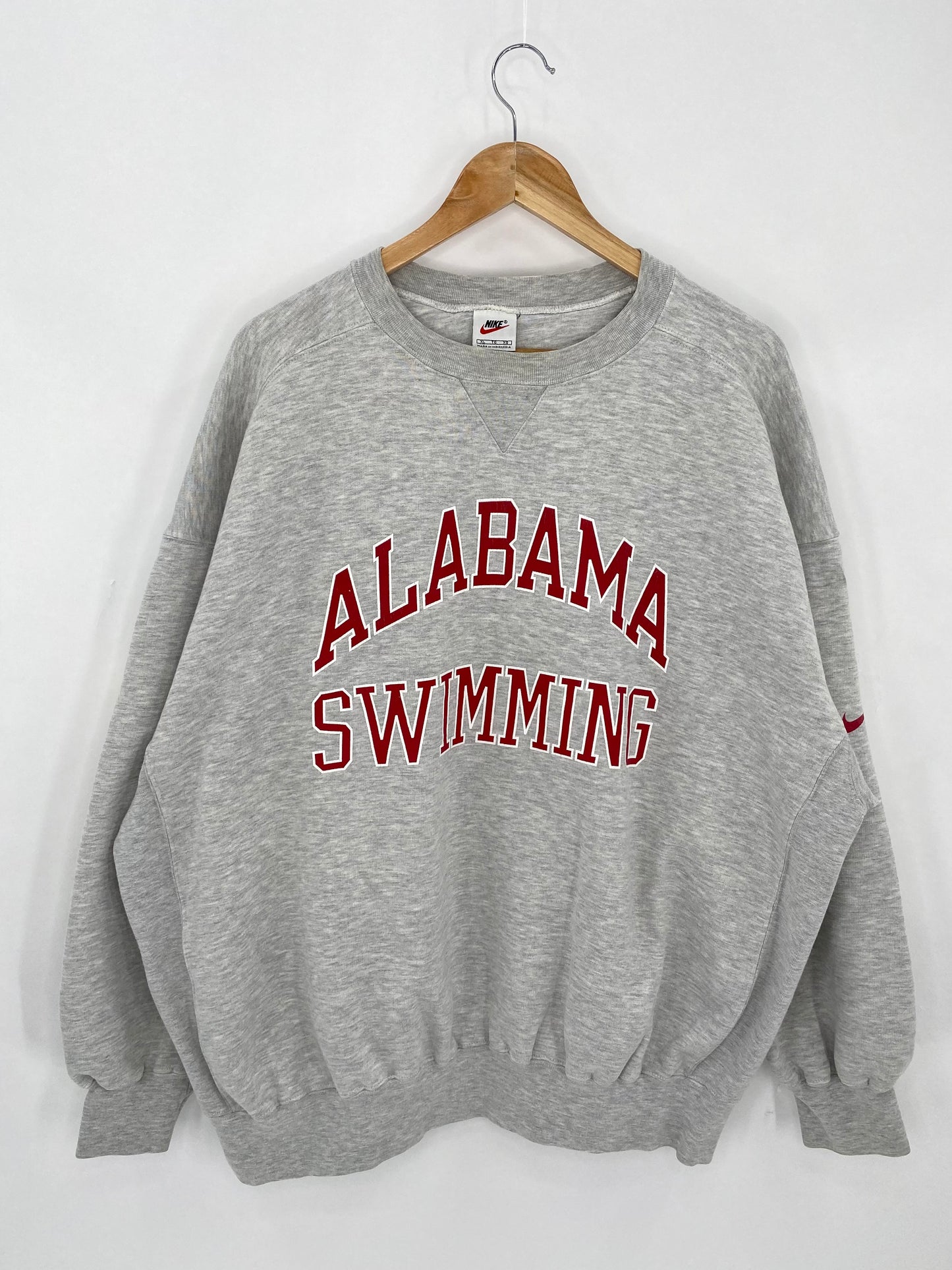 90’s NIKE ALABAMA Swimming Size XL Vintage Sweat-shirt / 6193