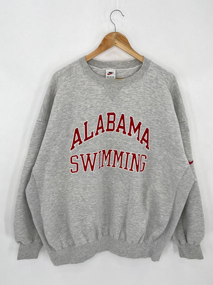 90’s NIKE ALABAMA Swimming Size XL Vintage Sweat-shirt / 6193