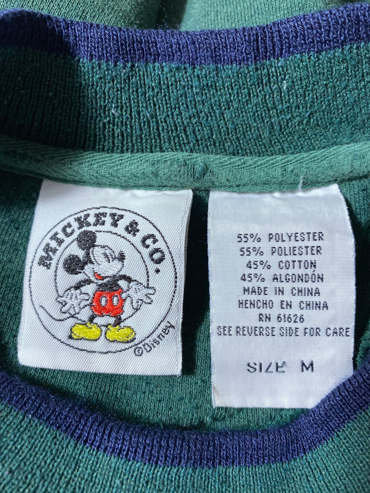 90’s DISNEY MICKEY Size M Vintage Sweat-shirt / K4408