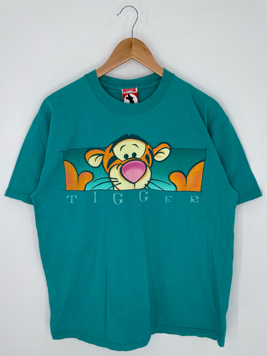 90's DISNEY TIGGER Made in USA Size L Vintage T-Shirt / K9735