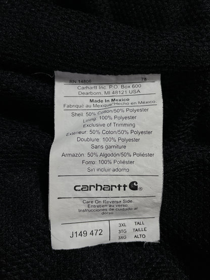 .Vintage CARHARTT Size XXXL Zip-up Hoodie Sweat-Shirt / E4361S