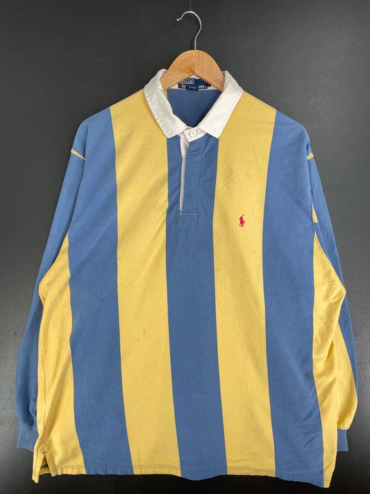 90's POLO RALPH LAUREN Size L Vintage Rugby Shirt / E2671R