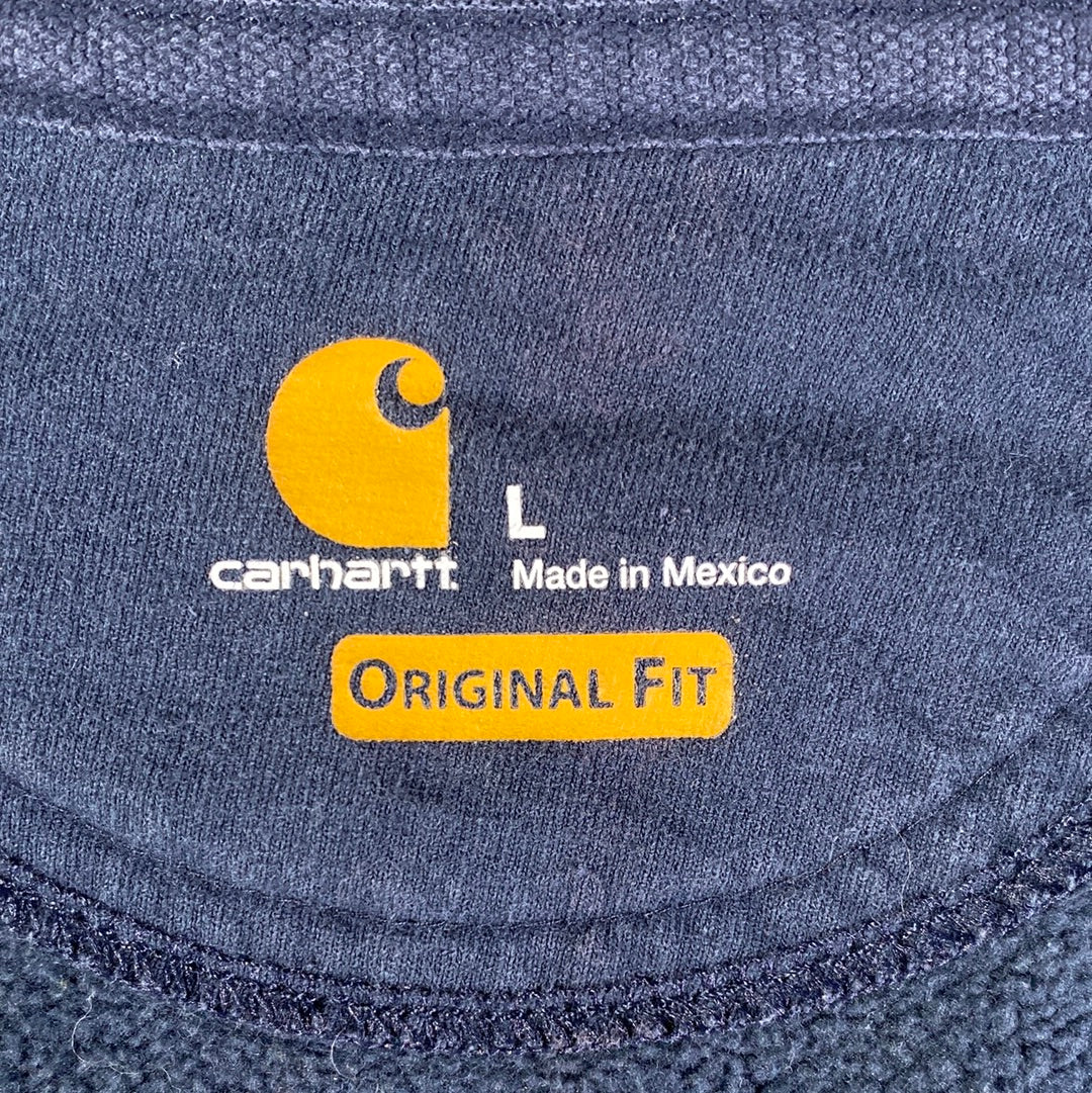 Vintage CARHARRT Size L Zip Up Hoodie Sweat Shirt / A9583