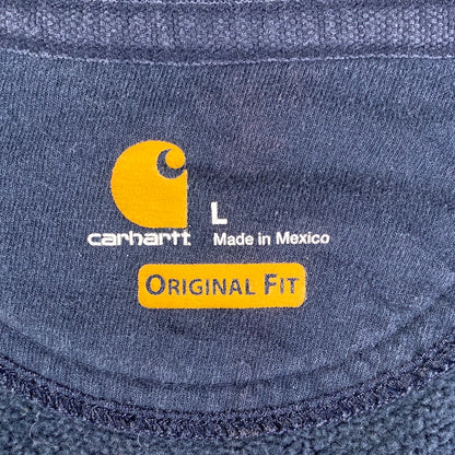 Vintage CARHARRT Size L Zip Up Hoodie Sweat Shirt / A9583