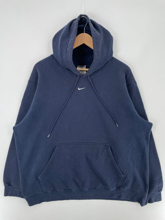 90’s NIKE CENTER SWOOSH Size XL Vintage Hoodie Sweat-Shirt / E2935S