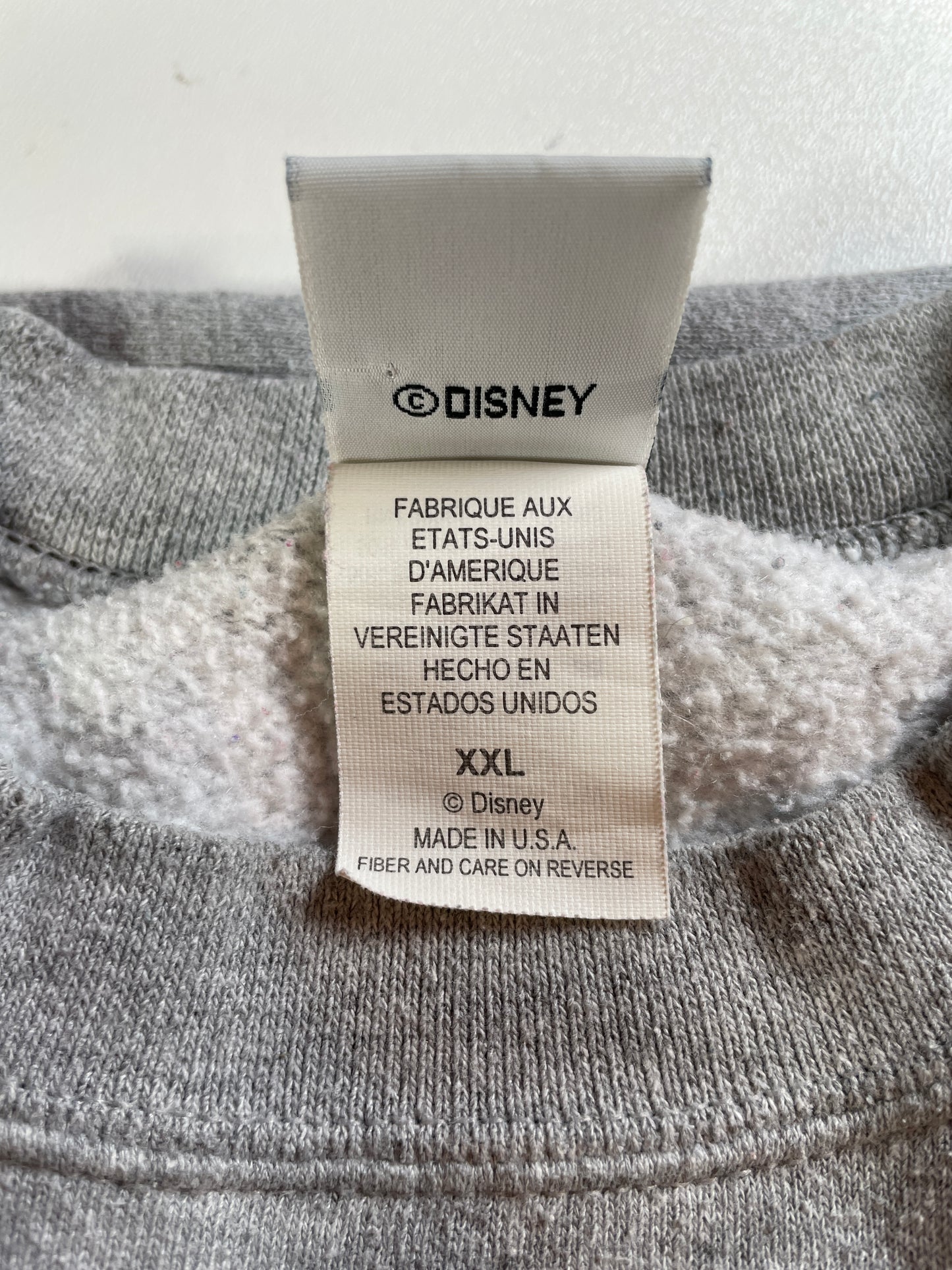 00' DISNEY EEYORE Made in USA Size XXL Vintage Sweat-shirt / A7418