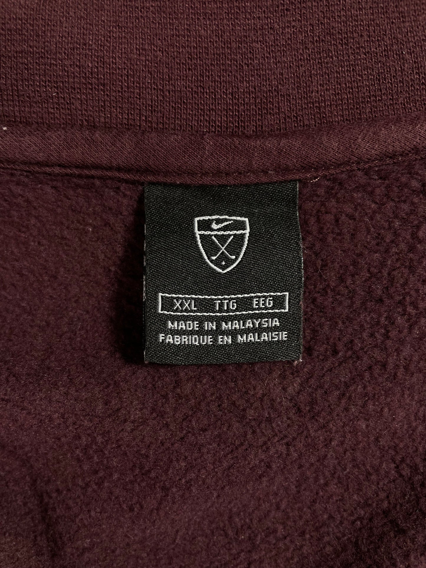 00' NIKE GOLF Size XXL Vintage Half Zip-up Sweat-shirt / A2083