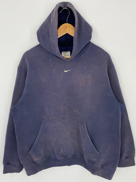 90’s NIKE CENTER SWOOSH Size L Vintage Hoodie Sweat-Shirt / K7242