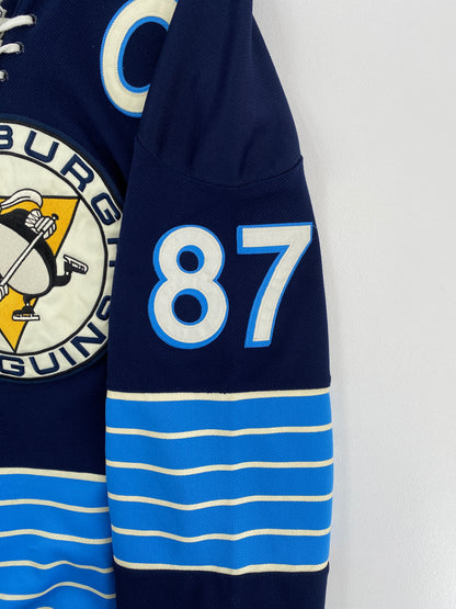 Vintage PITTSBURGH PENGUINS SIDNEY CROSBY Size XXL 54 Vintage NHL Hockey Game Shirt / A6157