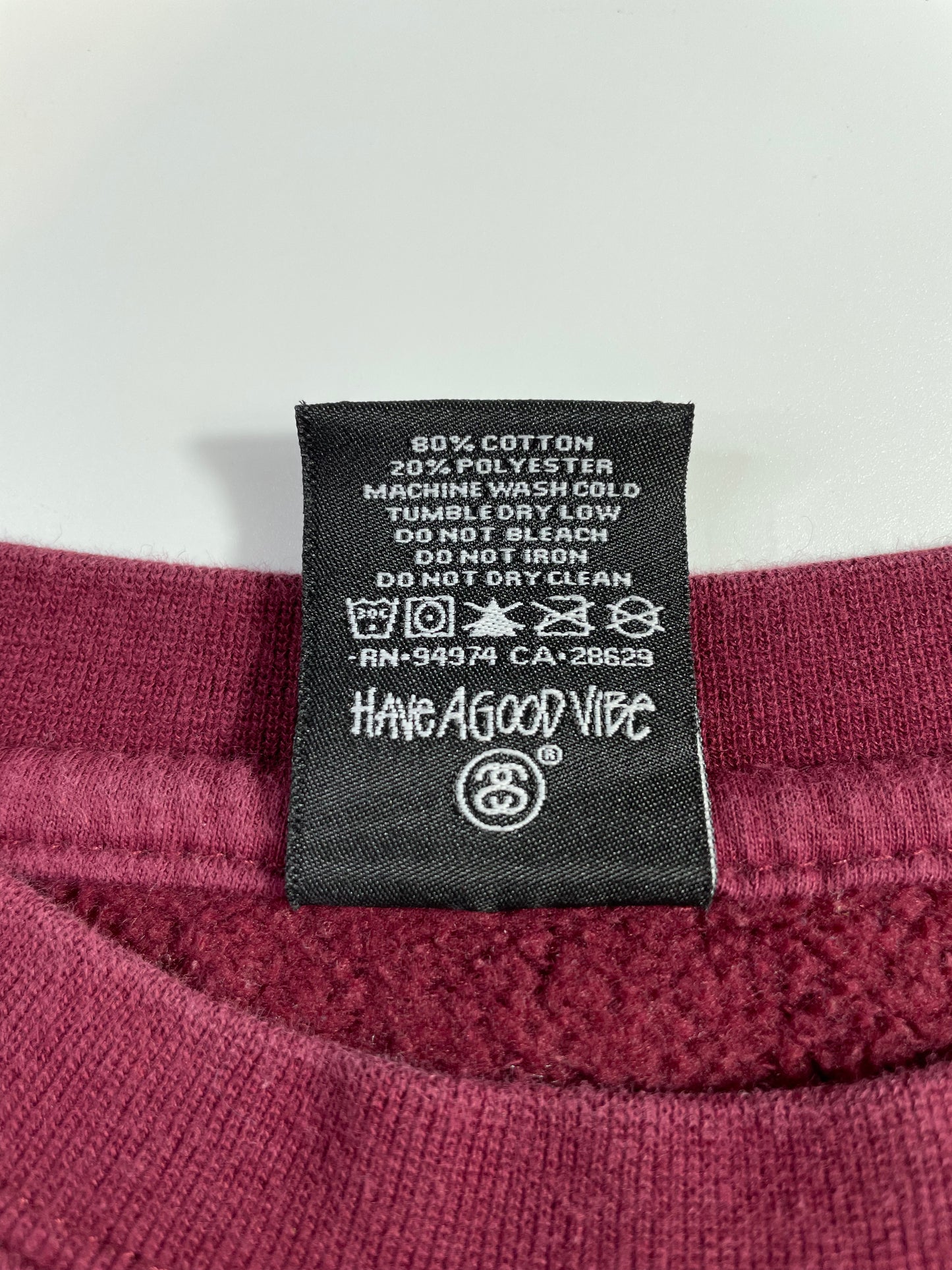 00' STUSSY Size M Vintage Sweat-shirt / A631