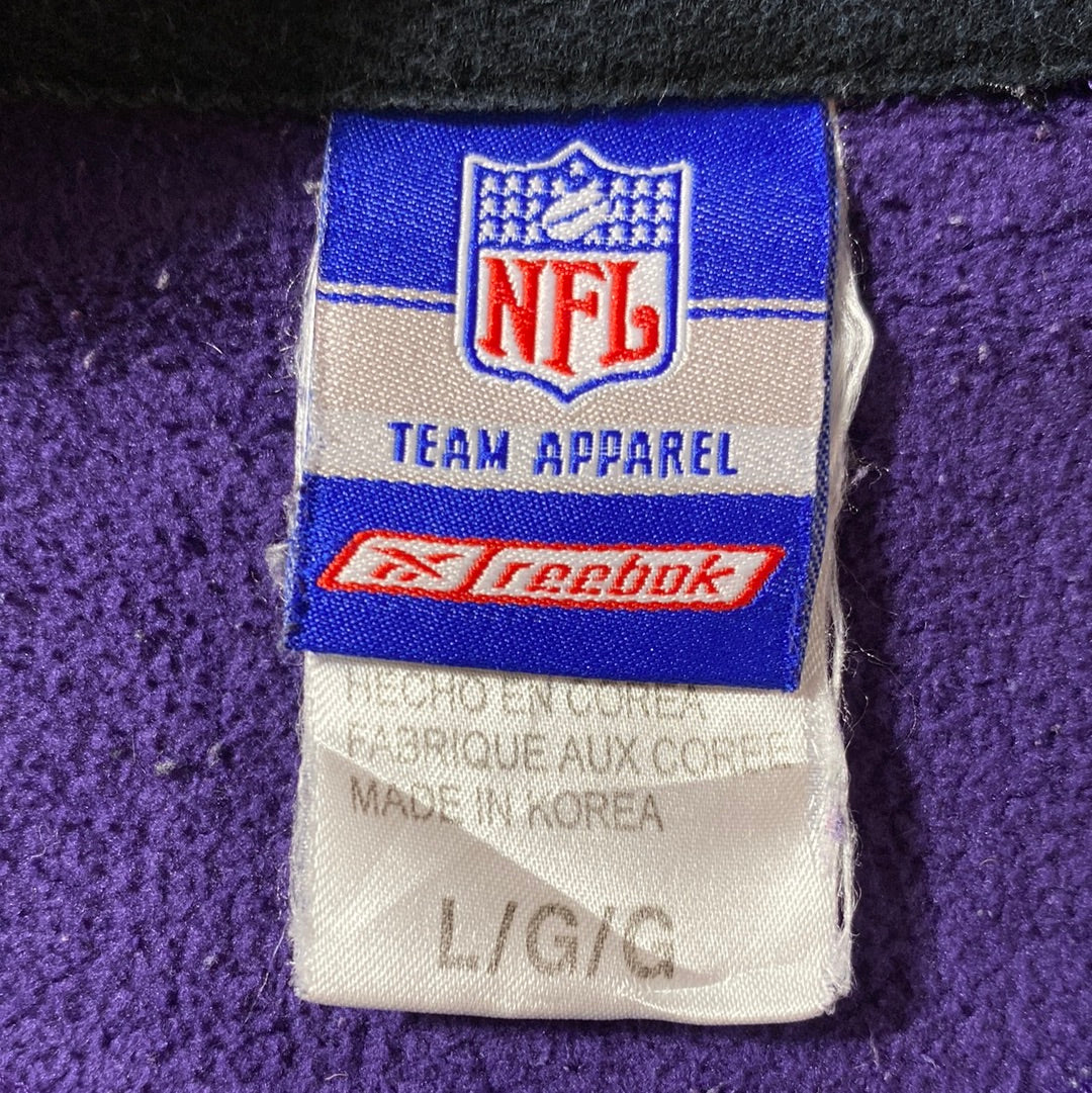Vintage BALTIMORE RAVENS Size L NFL Fleece-Shirt / E3376S