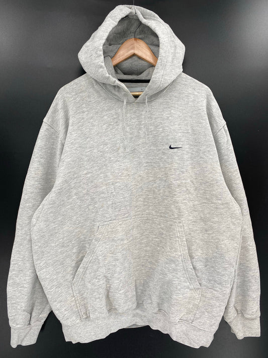 00' NIKE MINI SWOOSH Size XL Vintage Hoodie Sweat-Shirt / K4289