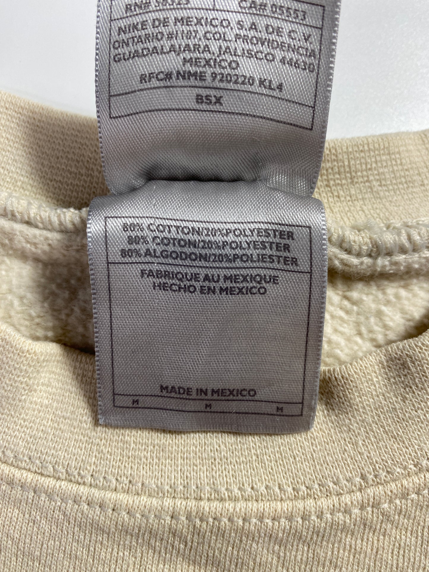 90's NIKE MINI SWOOSH Size M Vintage Sweat-Shirts / A6102