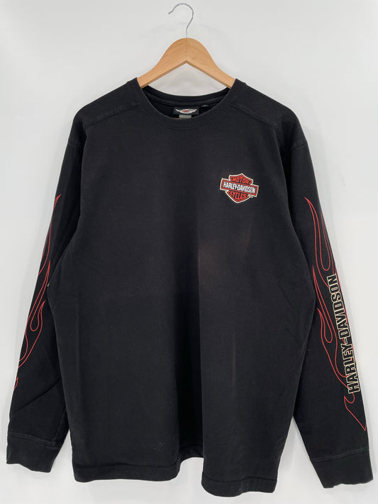 Vintage HARLEY DAVIDSON Size XL Long Sleeve T-Shirt / K6319