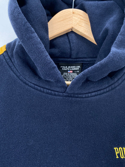 Vintage POLO JEANS CO. RALPH LAUREN Size L Hoodie Sweat-Shirt / E3296S