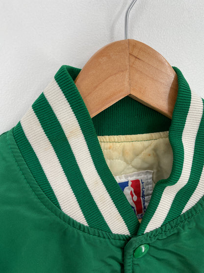 90's STARTER x BOSTON CELTICS Made in USA Size XL Vintage NBA Nylon Padded Jacket / E863