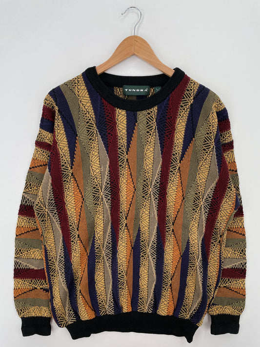 Vintage 3D COOGI-Style Size L Knit Sweater / A7664