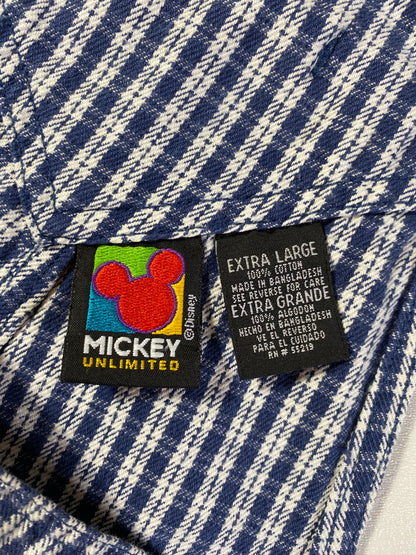 90's DISNEY MICKEY Size XL Vintage Denim Overall / E6662P
