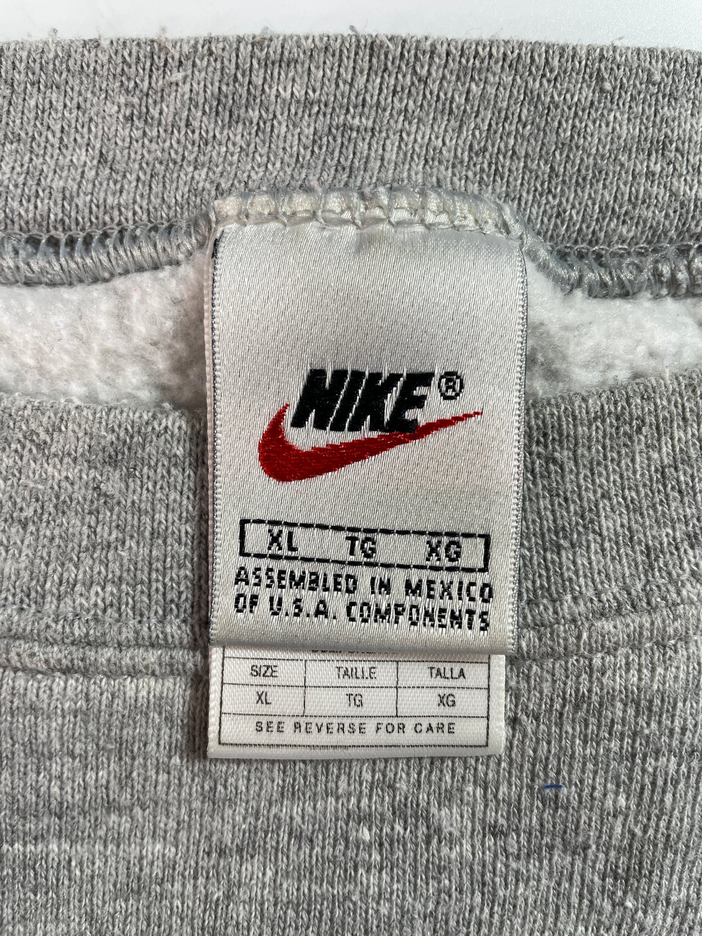 90's NIKE MINI SWOOSH Size XL Vintage Sweat-shirt / E5272S
