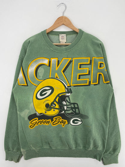 1996 GREEN BAY PACKERS Made in USA Size XL Vintage NFL Sweat-Shirt / A4414