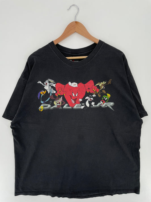 00' NASCAR DALE EAEARNHARDT JR. x LOONEY TUNES Size XL Vintage Racing T-Shirt / A2314