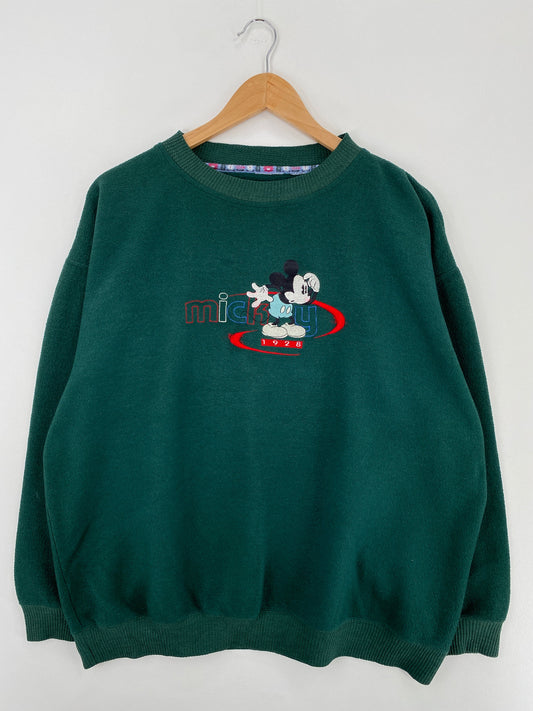 90’s DISNEY MICKEY Size Approx.XL Vintage Fleece / E3212S