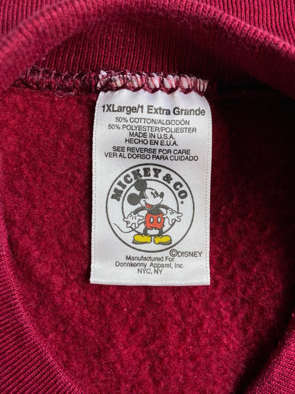 90's DISNEY MICKEY Made in USA Size XL Vintage Sweat-shirt / G5906S
