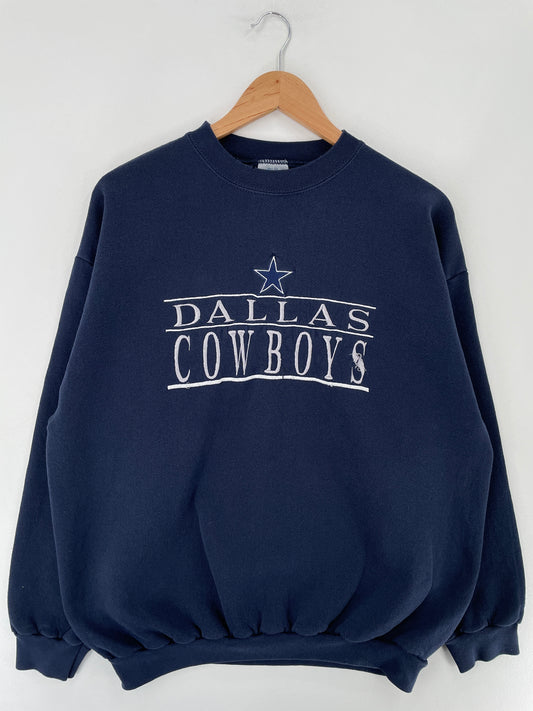 90's DALLAS COWBOYS Made in USA Size XL Vintage NFL Sweat-Shirt / E5823S