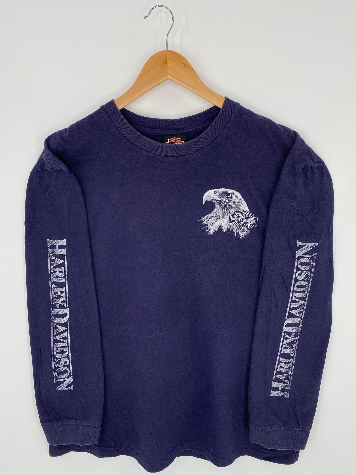 2009 HARLEY DAVIDSON Size XL Vintage Long Sleeve T-Shirt / K7781